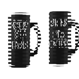 Pretend I'm A Centipede Costume Halloween Simple Adult Kid Coffee Mug | Mazezy