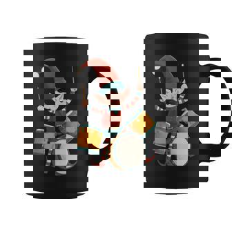 Pretty Drummer Elf For Christmas And Drums Lovers Tank Top Coffee Mug | Mazezy