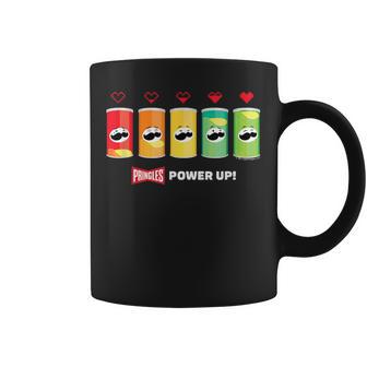 Pringles Gaming Powerup Chwarz Und Mehrfarbig Klassisch Gaming- ApparelGaming Gamernack-Fans Klassisch -Jugendliche Tassen - Geschenkecke