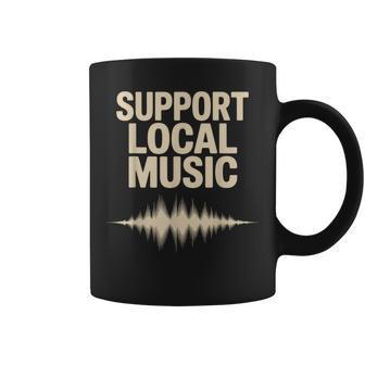 Prise En Charge Du Groupe De Musique Locale Musique En Direct Musique Locale Tasse - Cadeauxyz