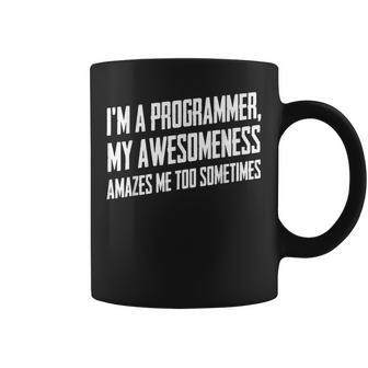 Programadora Camisa Nerd I'm A Programmer Taza de café - Regaloses
