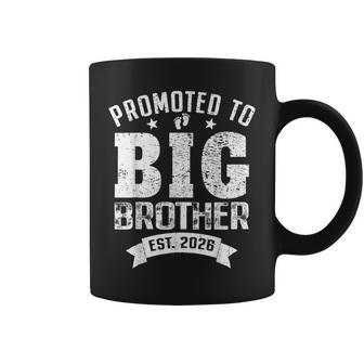 Promoted To Big Brother 2026 Cool Brother Baby Announcement Coffee Mug - Thegiftio