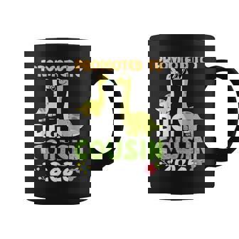 Promoted To Big Cousin 2026 Cute Dinosaur Family Together Coffee Mug - Monsterry