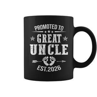 Promoted To Great Uncle Est 2026 Soon To Be Uncle Coffee Mug - Monsterry