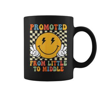 Promoted To Middle Brother Sister Toddler Baby Announcement Coffee Mug - Thegiftio UK