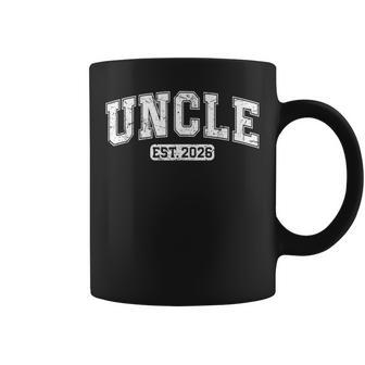 Promoted To Uncle Est 2026 Uncle To Be First Time Uncle Coffee Mug - Thegiftio UK
