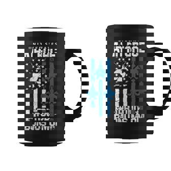 Proud Bonus Mom Of US Air Force Veteran USAF Family Matching Coffee Mug | Mazezy