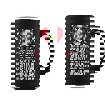 Proud Husband Of Beautiful Peruvian Wife Peru Flag Tank Top Coffee Mug | Mazezy