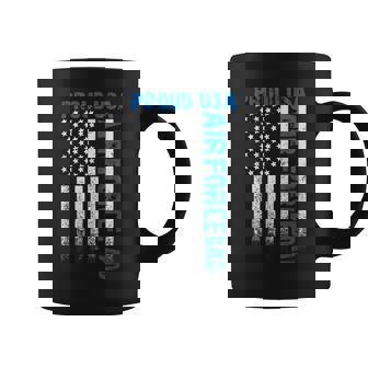 Proud USA Air Force DAD US Flag Coffee Mug | Mazezy