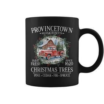 Provincetown Ma Farm Fresh Christmas Trees White Coffee Mug - Thegiftio UK