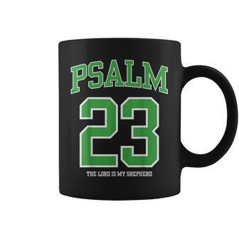 Psalm 23 Jersey The Lord Is My Shepherd Green Pastures Coffee Mug - Thegiftio UK