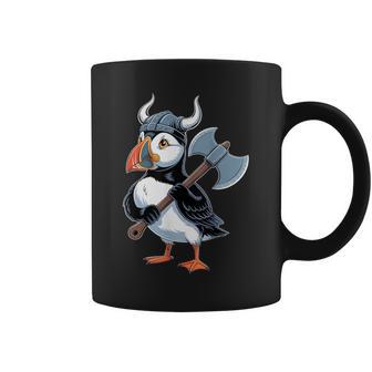 Puffin Viking Scandinavia Viking Norse Icelandic Iceland Coffee Mug - Thegiftio UK