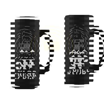 QRP Explorer Ham Radio Operator Portable Radio Tank Top Coffee Mug | Mazezy