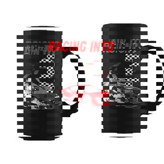 Racing Into 2Nd Birthday レースカー 2歳 幼児 男の子 コーヒーマグ - Kawaiitshirt