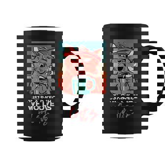 Rad Techは猫、放射線ヴィンテージ猫おもしろさんを愛しています コーヒーマグ - Kawaiitshirt