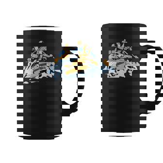 Rafting Boating Mountains Water Boating Canoeing Rafting Coffee Mug | Mazezy