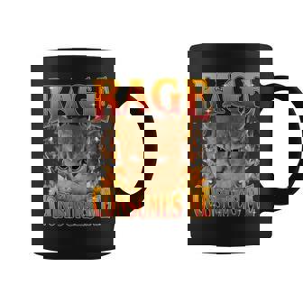 Rage Consumes Me Silly Y2k Cat Meme Men Coffee Mug - Monsterry