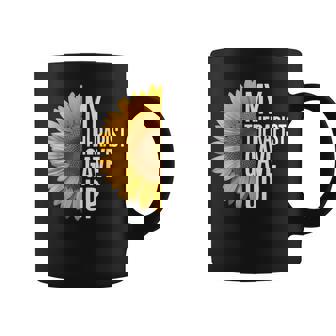 My Therapist Gave Up Sunflower Coffee Mug | Mazezy