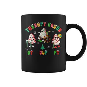Therapy Squad Slp Ot Pt Christmas Retro Rehab Team Xmas Crew Coffee Mug - Thegiftio
