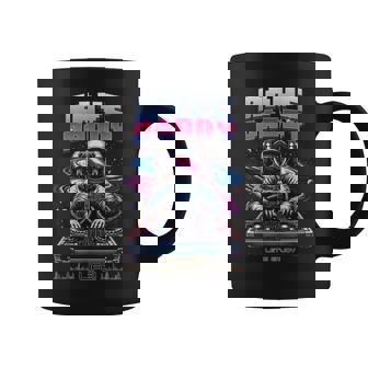 Rave Daddy DJ Ravers And Astronaut Raving Coffee Mug | Mazezy