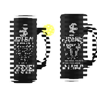 If You Can Read This You’Re In The Kitchen Pickleball Coffee Mug | Mazezy