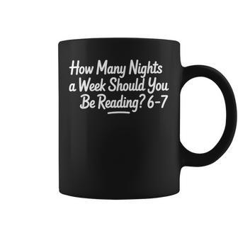 Reading 67 6 7 Meme ELA Teacher Six Seven Student Bookworm Coffee Mug | Mazezy
