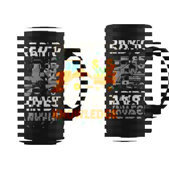 Ready To Harvest Knowledge Tractor Farmer Teacher Farming Coffee Mug | Mazezy