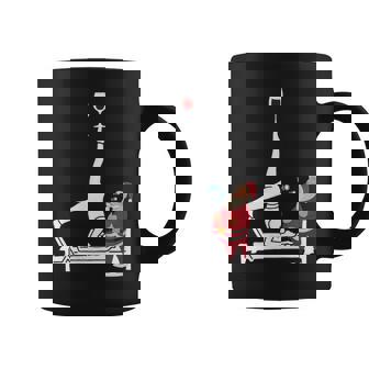 Reformer Pilates With Christmas Santa Clause And Wine Coffee Mug | Mazezy