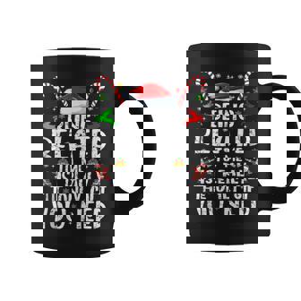 Being Related To Me Christmas Family Xmas Pajamas Men Coffee Mug | Seseable CA