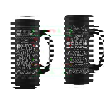 Being Related To Me Christmas Family Xmas Ugly Pajamas Coffee Mug - Thegiftio
