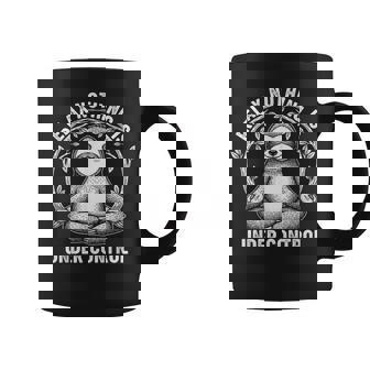 Relax Nothing Is Under Control Cute Sloth Yoga Coffee Mug | Mazezy