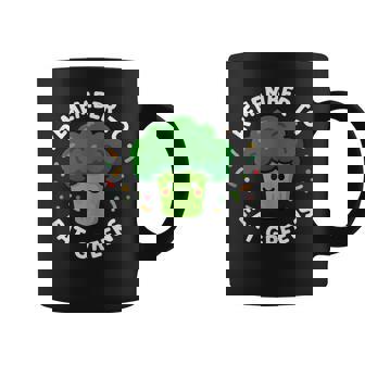 Remember To Eat Greens Cute Broccoli Tank Top Coffee Mug | Mazezy