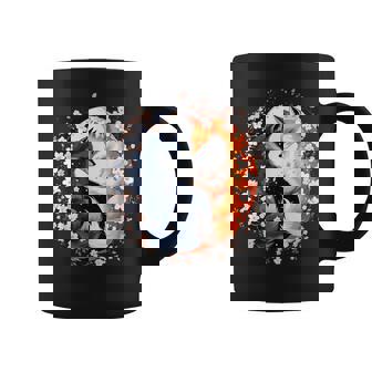 Renard Kitsune Fleurs Japonaises Et Anime Kitsune Tasse - Cadeauxyz