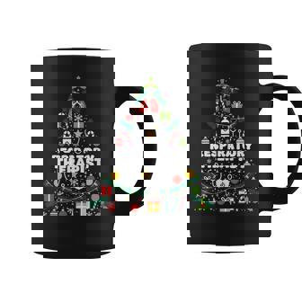Respiratory Therapist Christmas Tree Lights Mens Coffee Mug - Seseable