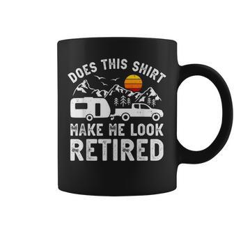 Retired Camper Retirement Camping Coffee Mug | Mazezy