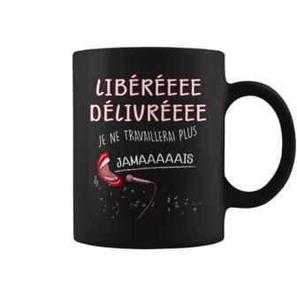 Retraitée Chanson Retraite Bouche Rouge Lèvres Micro Tasse - Cadeauxyz