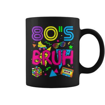 Retro 80S Bruh 1980S Themed Party Eighties 80S Outfit Boys Coffee Mug - Thegiftio UK
