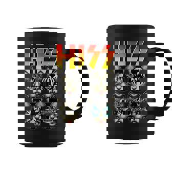 Retro Cat Rock Music Concert Band Hiss Cat Kitten Love Coffee Mug | Seseable FR