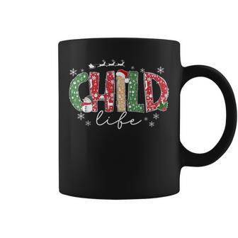 Retro Child Life Specialist Santa Hat Christmas CLS CCLS Coffee Mug | Mazezy