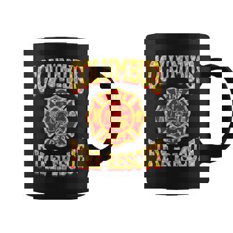 Retro Columbus Fire Department Patch Ohio Firefighter Tank Top Coffee Mug | Mazezy