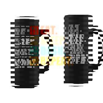 Retro Eat Sleep Dash Repeat Video Game Coffee Mug - Thegiftio