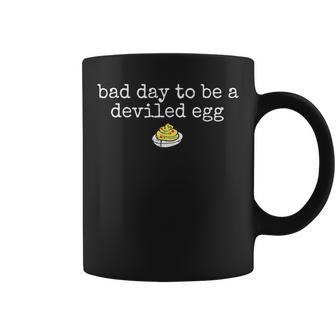 Retro Thanksgiving Dinner Bad Day To Be A Deviled Egg Coffee Mug - Thegiftio