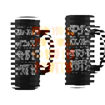 Retro Thanksgiving Feed Me Pie And Tell Me I'm Pretty Coffee Mug - Thegiftio