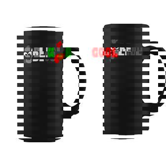 Retro Gobblegool Turkey Day Thanksgiving Parody Women Coffee Mug - Monsterry