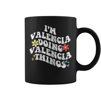 Retro Groovy Imalencia Haciendoalencia Cosas Divertidas Taza de café - Regaloses