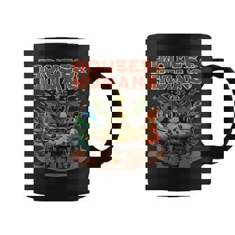 Retro Houses And Humans Gamer Video Game Coffee Mug - Monsterry