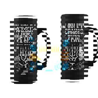Retro Menorah Be A Light Happy Hanukkah Chanukah Christmas Coffee Mug - Monsterry