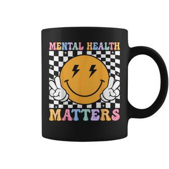 Retro Mental Health Matters Human Brain Illness Awareness Coffee Mug - Thegiftio UK
