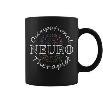 Retro Neuro Occupational Therapist Anatomy Brain Ot Therapy Coffee Mug - Thegiftio