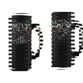Retro Pagosa Springs Colorado Coffee Mug | Mazezy